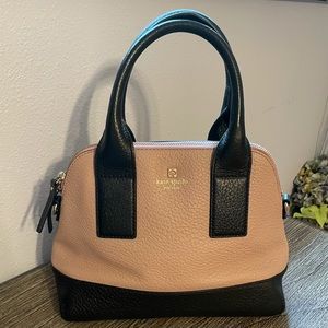 KATE SPADE Handbag *Black and Nude* Leather